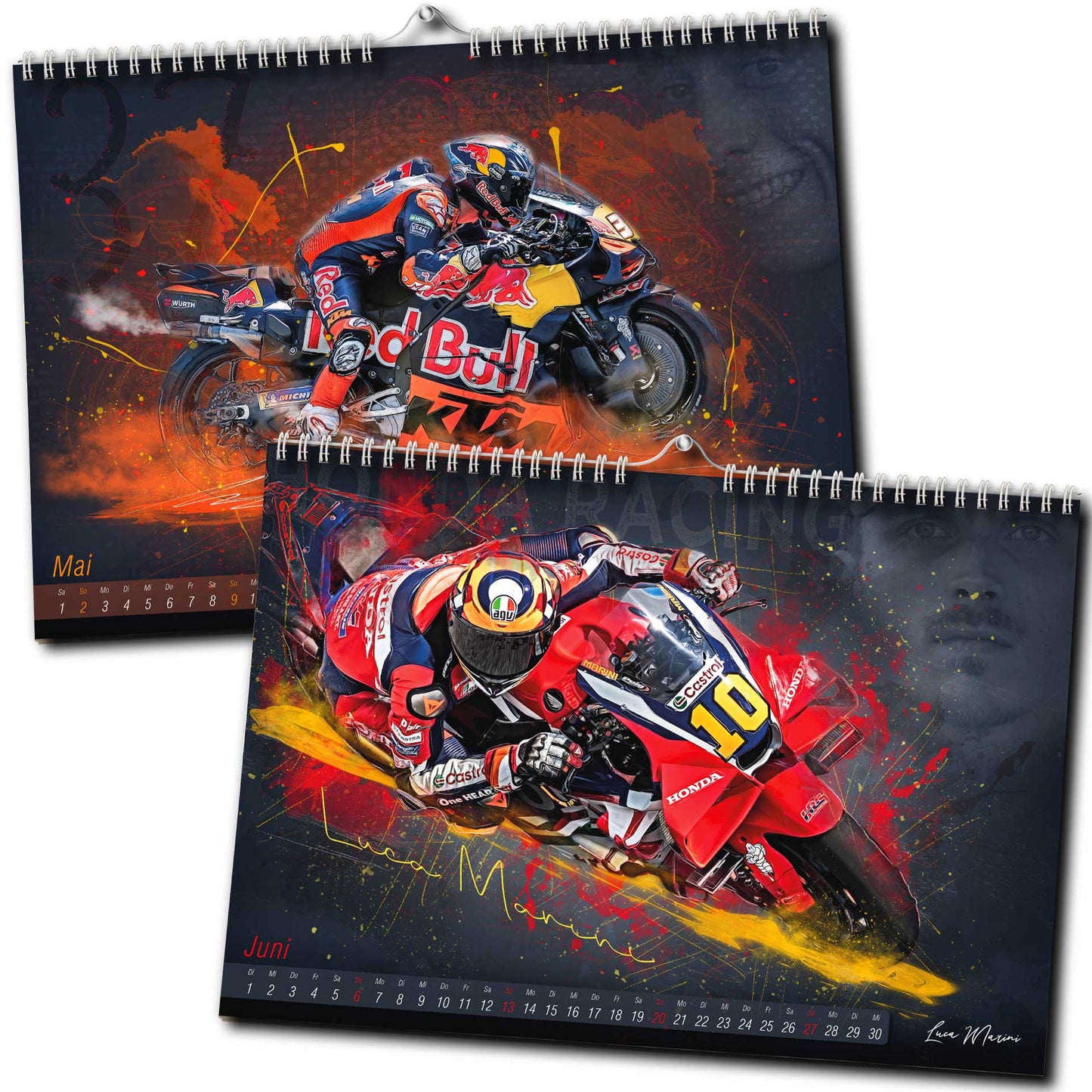 Grand Prix Artworks Limited Edition 250 Stück | Kalender 2027 - Premium Wandkalender im Format DIN A2 - RIESIG