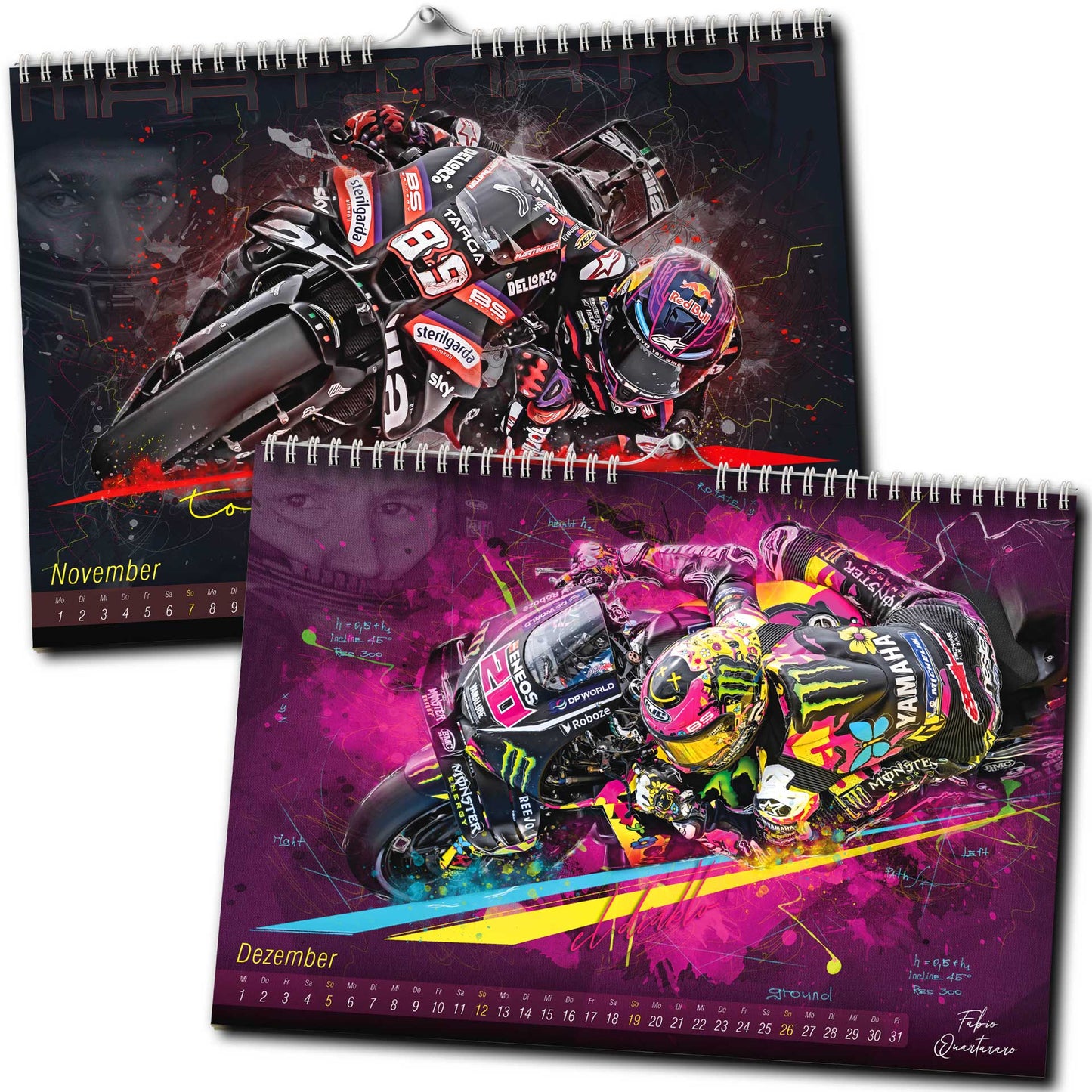 Grand Prix Artworks Limited Edition 250 Stück | Kalender 2027 - Premium Wandkalender im Format DIN A2 - RIESIG