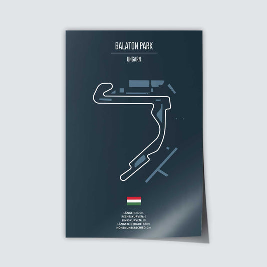 Poster der MotoGP Rennstrecke "Balaton Park"