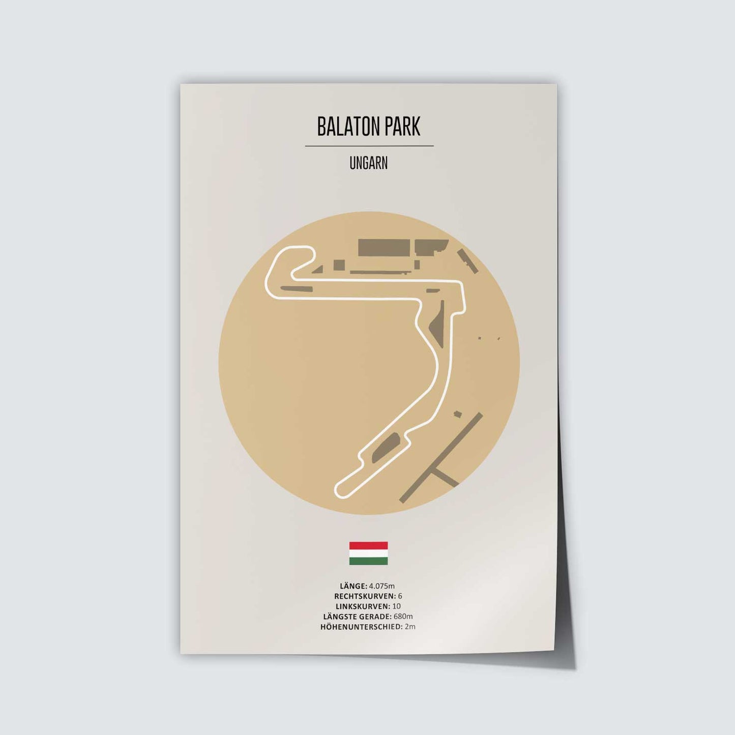 Poster der MotoGP Rennstrecke "Balaton Park"