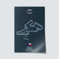 Poster der MotoGP Rennstrecke "Brünn"
