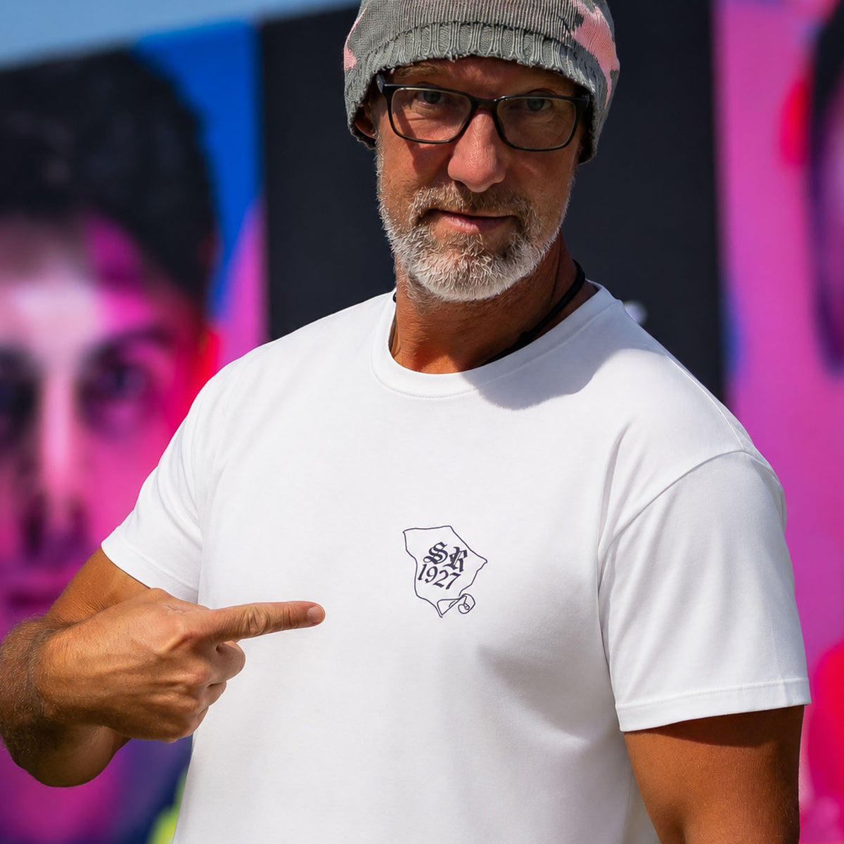 Sachsenring "oldschool" - Premium Shirt - weiß