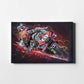 Leinwand Kunstdruck - Francesco Pecco Bagnaia - "Desmo" - FB08