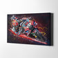 Leinwand Kunstdruck - Francesco Pecco Bagnaia - "Desmo" - FB08