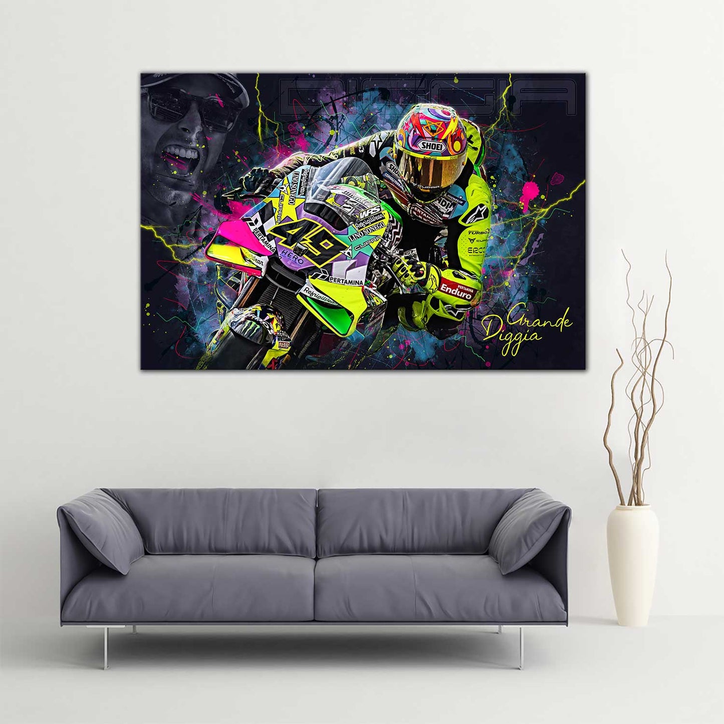 Leinwand Kunstdruck - Fabio Di Giannantonio - "Grande Diggia"