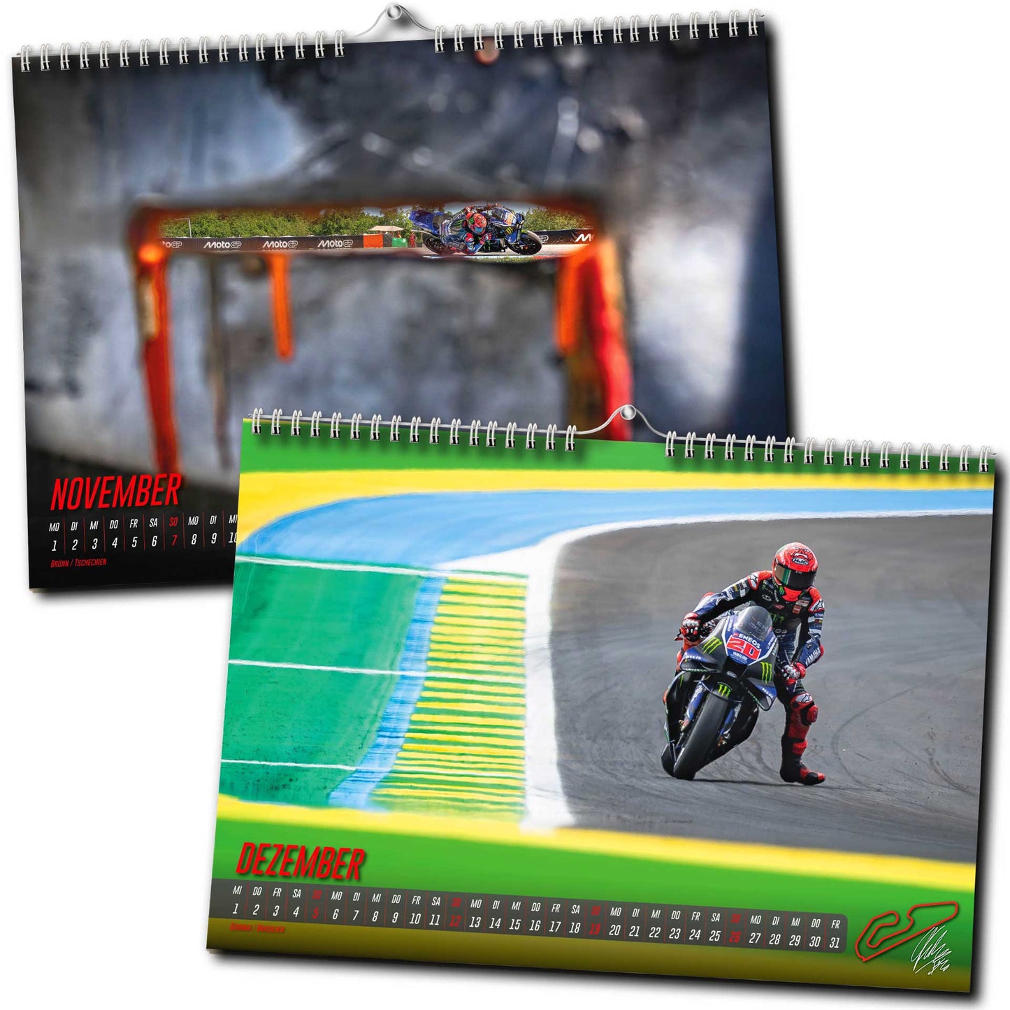Fabio Quartararo Kalender 2027 | DINA3 | Wandkalender | ca. 42x30 | MotoGP Kalender