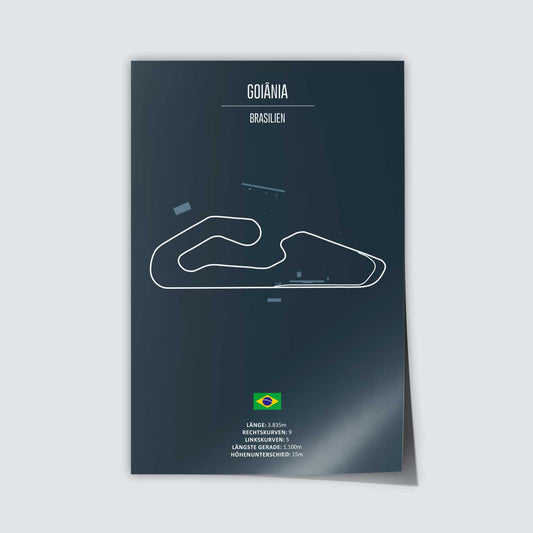 Poster der MotoGP Rennstrecke "Goiania"