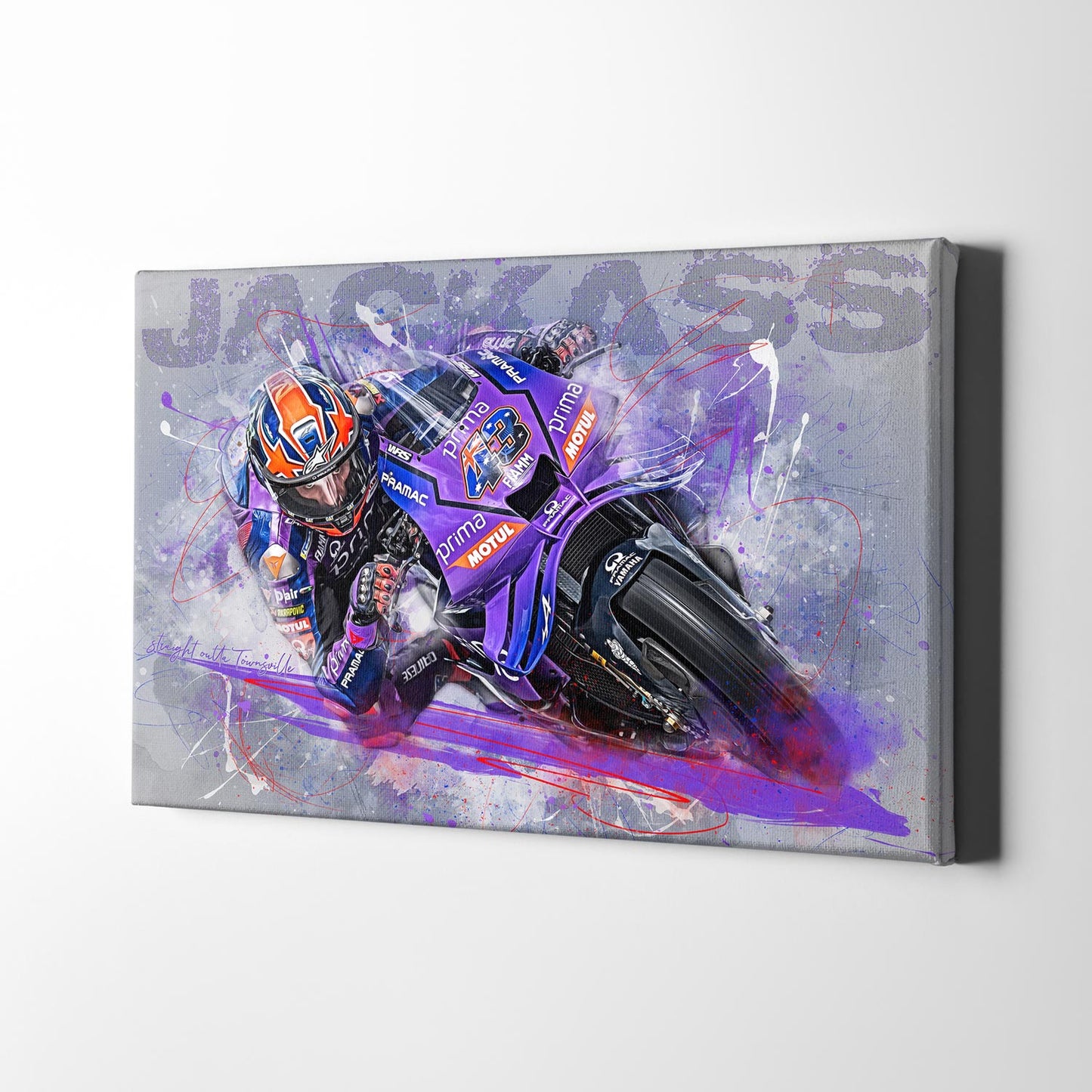 Leinwand Kunstdruck - Jack Miller - "outta Townsville" JM07