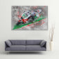 Leinwand Kunstdruck - Johann Zarco - "ridingART" - JZ05