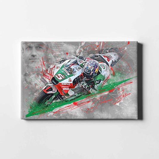 Leinwand Kunstdruck - Johann Zarco - "ridingART" - JZ05