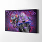Leinwand Kunstdruck - Jack Miller - "Purple" - JM06