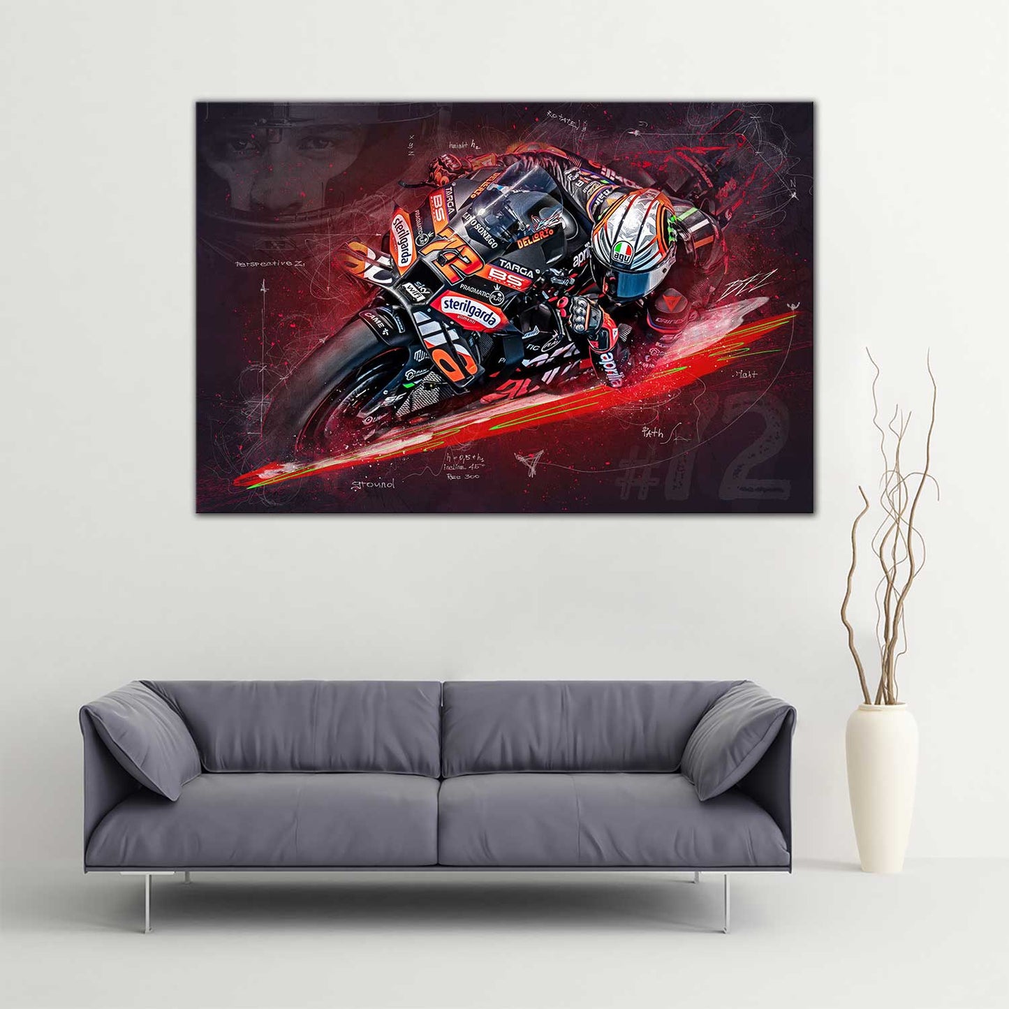 Leinwand Kunstdruck - Marco Bezzecchi - "BezzTec" - MB07