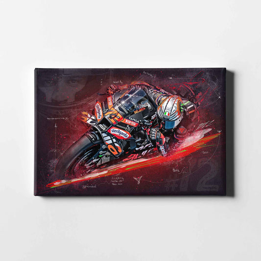 Leinwand Kunstdruck - Marco Bezzecchi - "BezzTec" - MB07