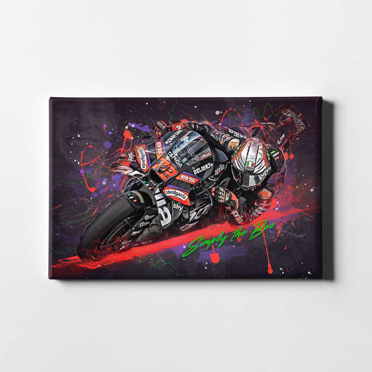 Leinwand Kunstdruck - Marco Bezzecchi - "simply the bezz" - MB08