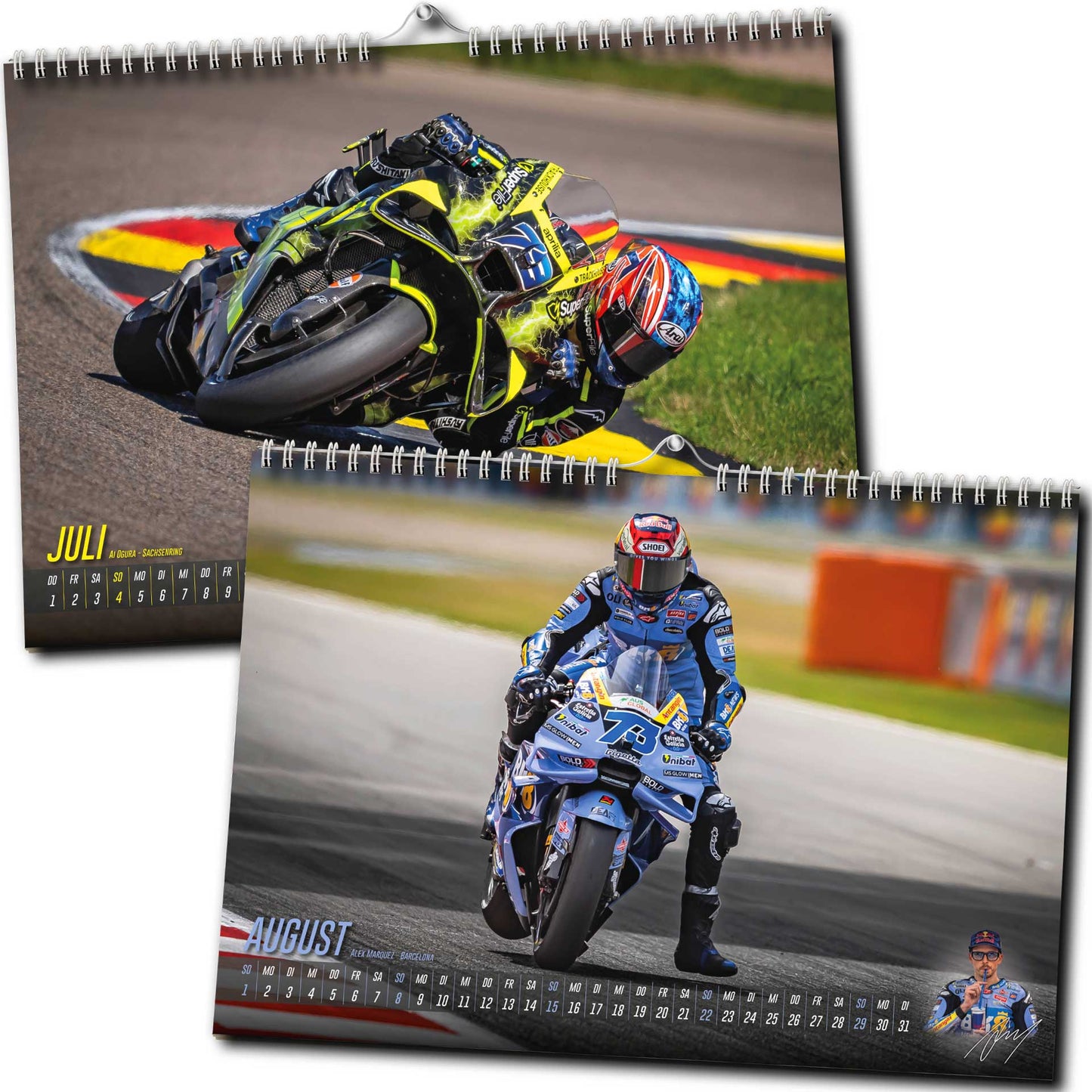 Motorrad Grand Prix Kalender 2027 - Premium Wandkalender - MotoGP