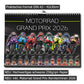 Motorrad Grand Prix Kalender 2026 - Premium Wandkalender - MotoGP
