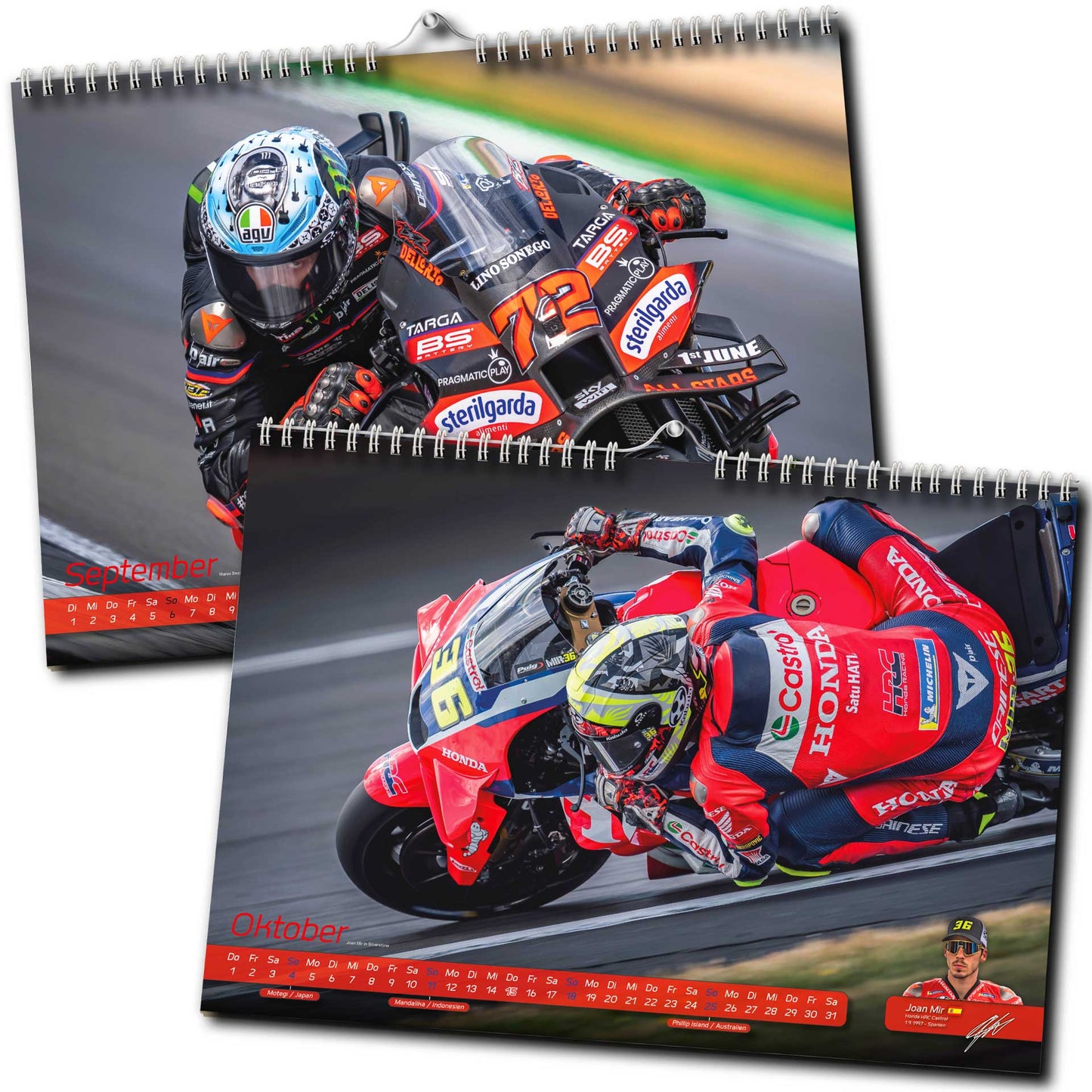 Motorrad Grand Prix Kalender 2026 - Premium Wandkalender - MotoGP