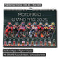 Motorrad Grand Prix Kalender 2025 - Premium Wandkalender - MotoGP