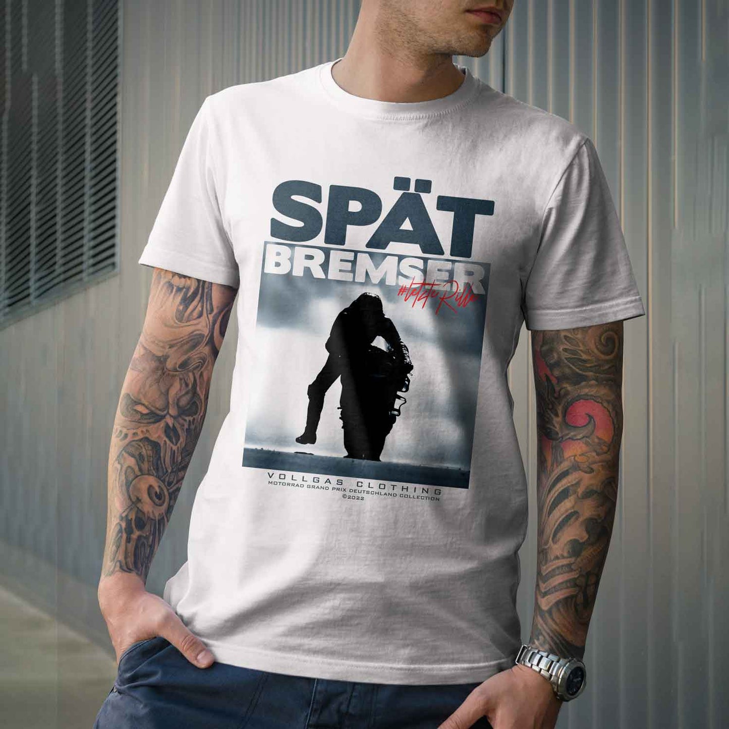 "SPÄTBREMSER" - Shirt - off white