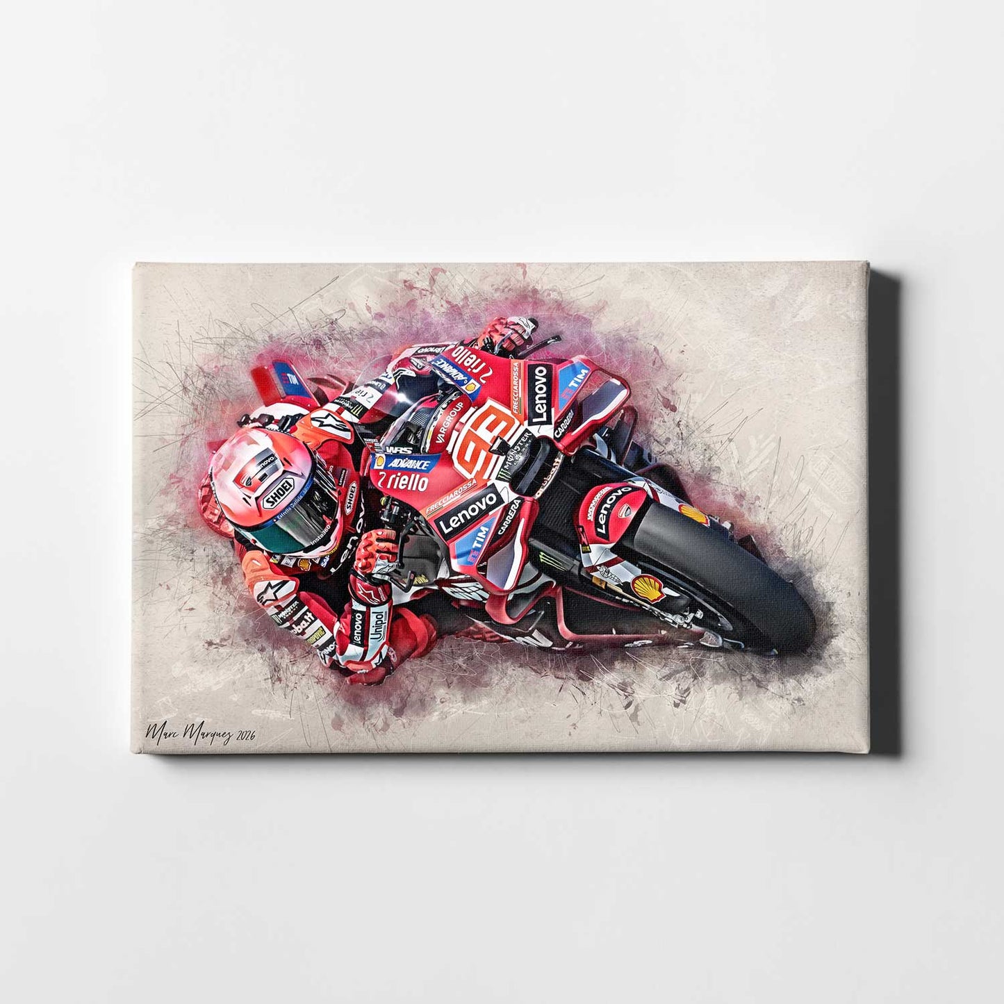 Leinwand Kunstdruck - Marc Marquez - "Winter 26" - MM27