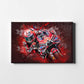 Leinwand Kunstdruck - Marc Marquez - "Rosso Spaniolo" - MM28