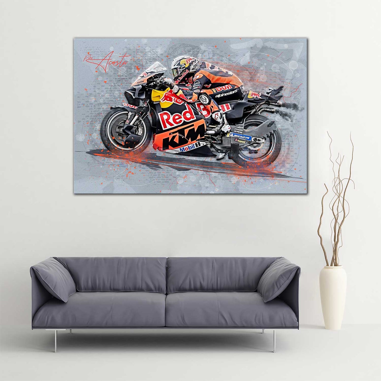 Leinwand Kunstdruck - Pedro Acosta - "speed37" - PA03