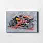 Leinwand Kunstdruck - Pedro Acosta - "speed37" - PA03