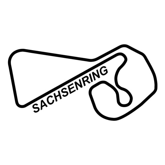 Autoaufkleber Sticker - Sachsenring 120x62mm