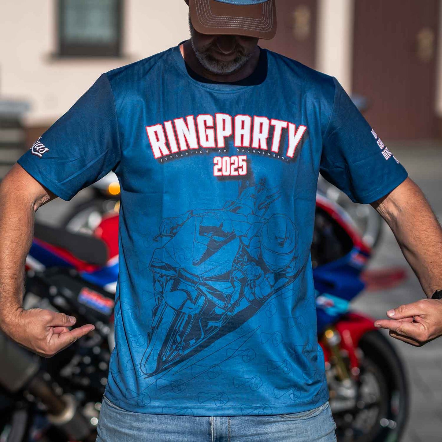 Limitiertes Sachsenring Shirt "RINGPARTY 2025" inkl. Armband