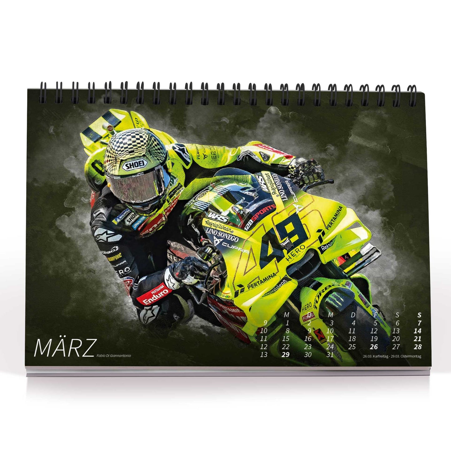 Tischkalender Motorrad Grand Prix Artwork - 2027