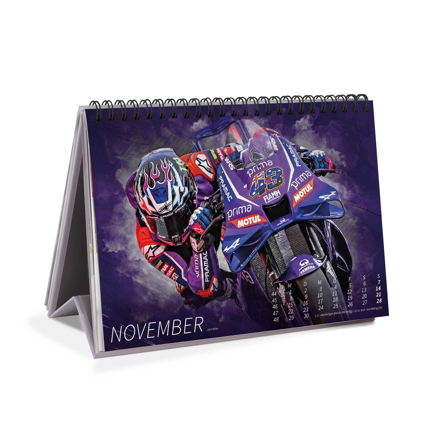 Tischkalender Motorrad Grand Prix Artwork - 2027