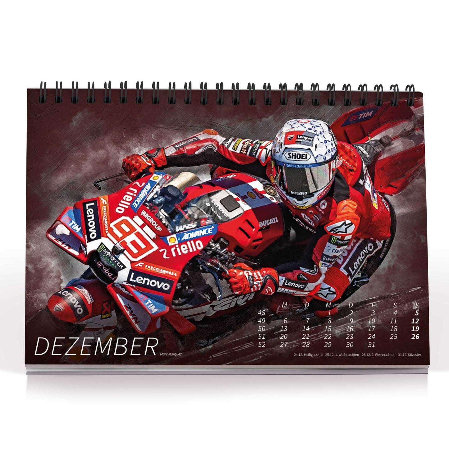 Tischkalender Motorrad Grand Prix Artwork - 2027