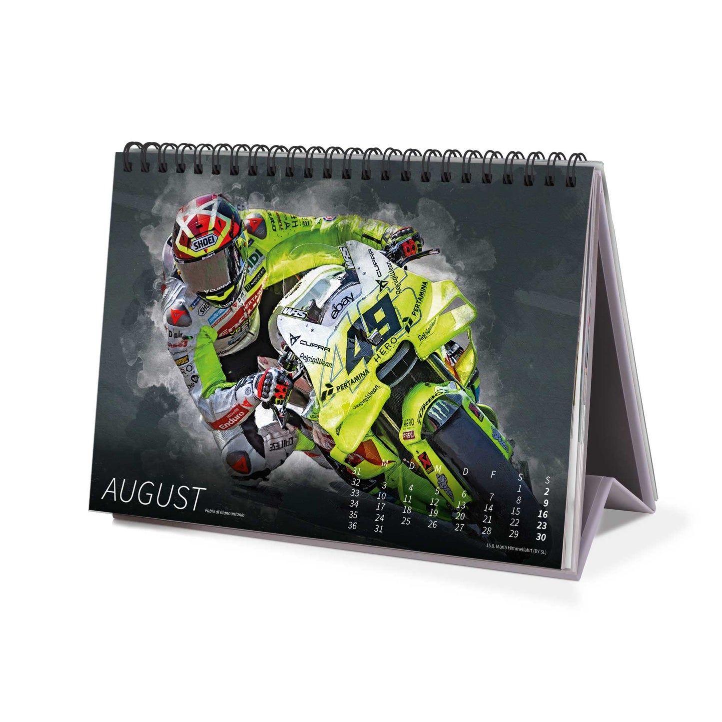 Tischkalender Motorrad Grand Prix Artwork - 2026