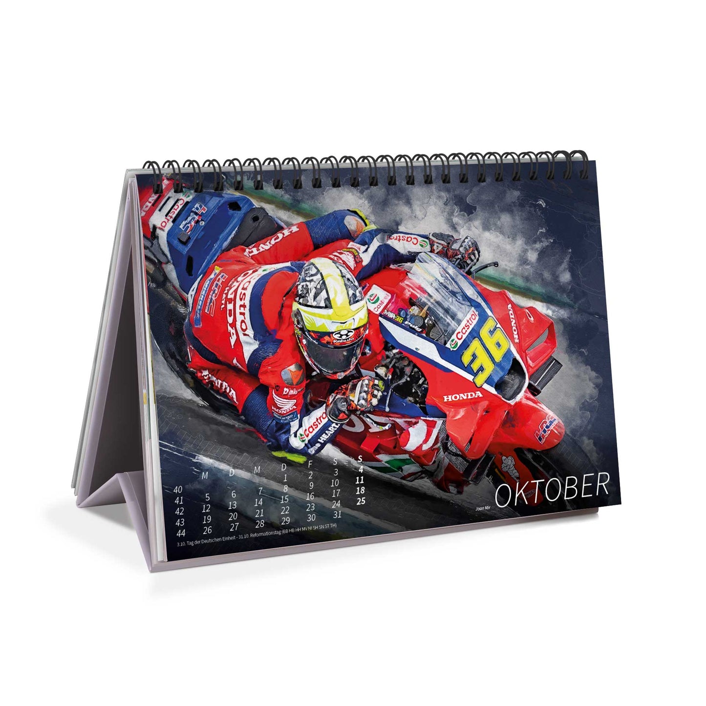 Tischkalender Motorrad Grand Prix Artwork - 2026