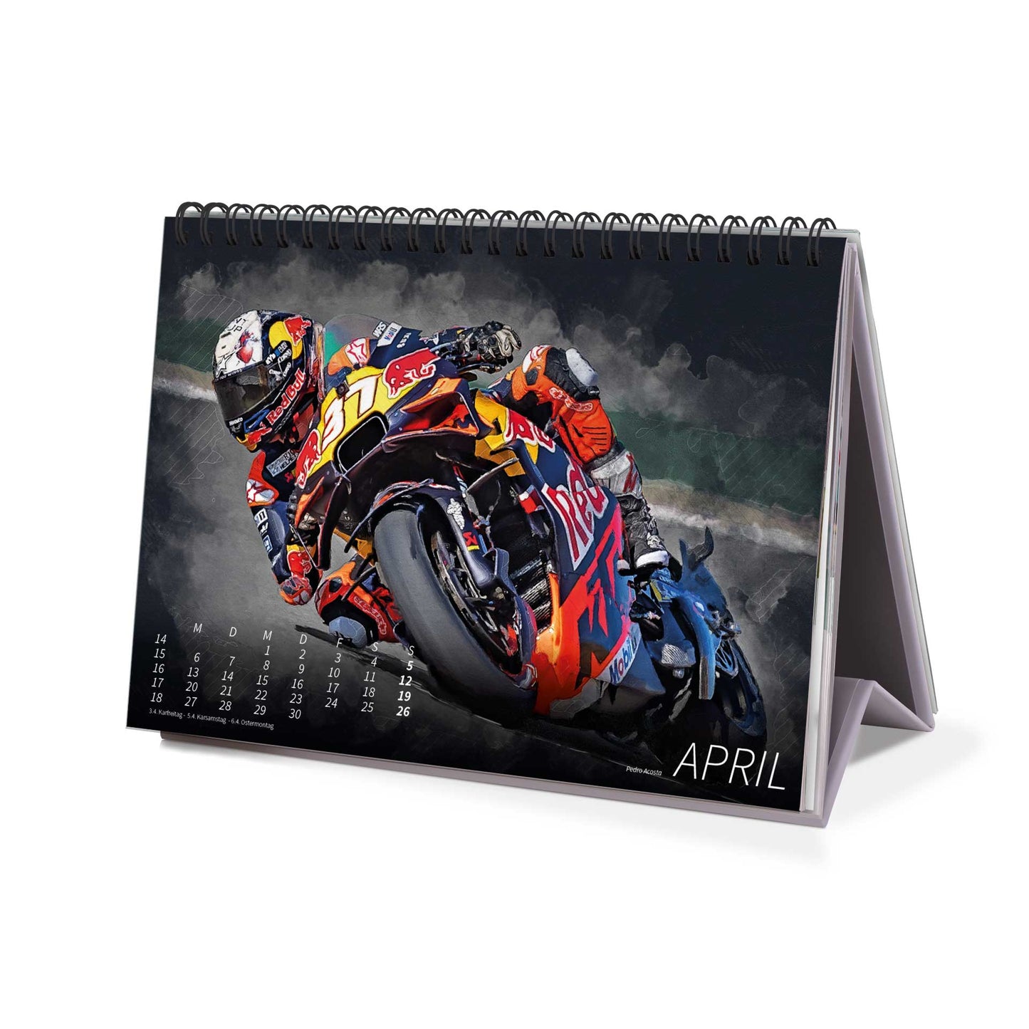 Tischkalender Motorrad Grand Prix Artwork - 2026