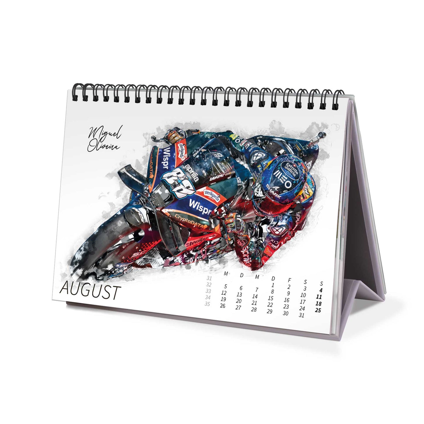 Tischkalender Motorrad Grand Prix Artwork - 2024