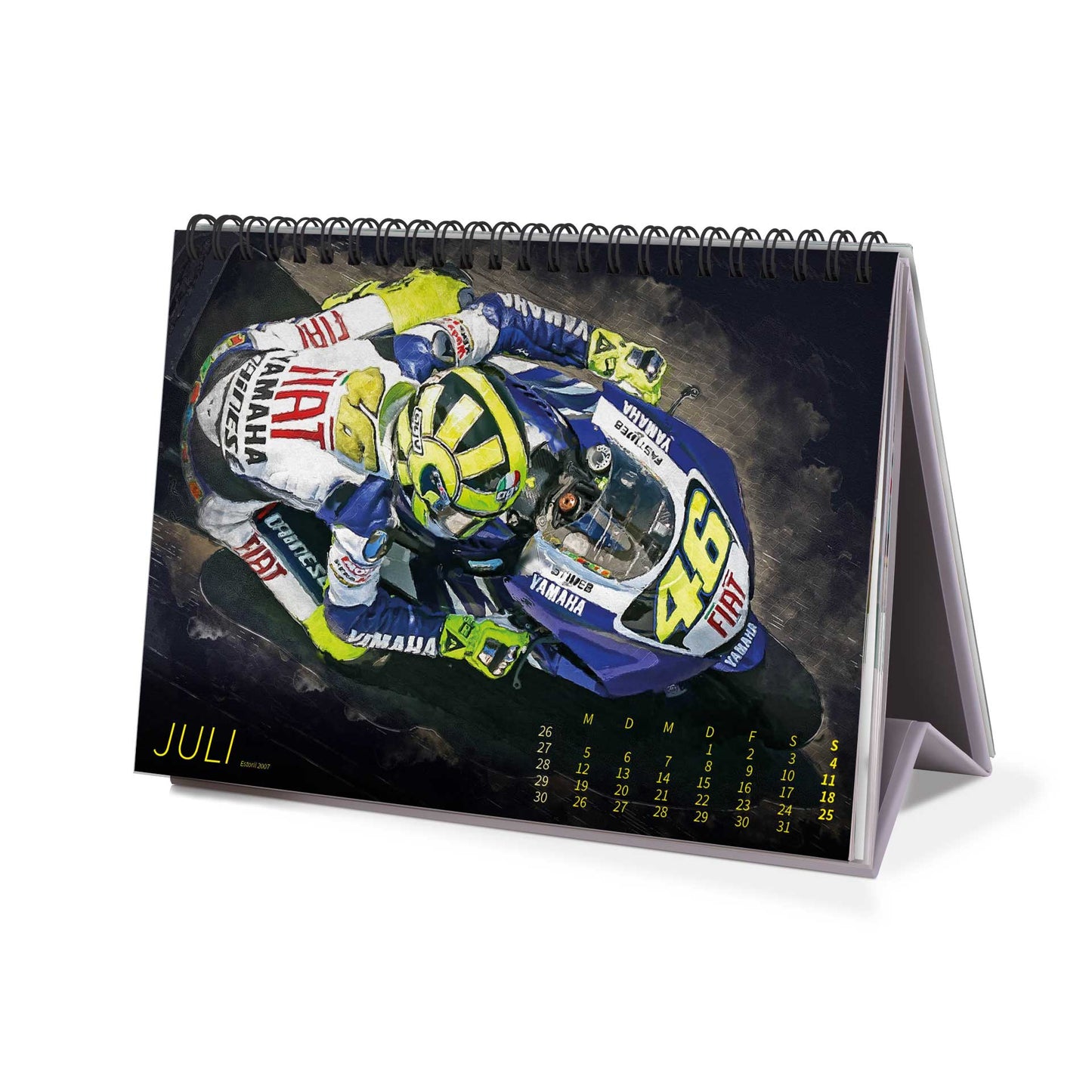 Tischkalender Valentino Rossi "back in the days" 2027