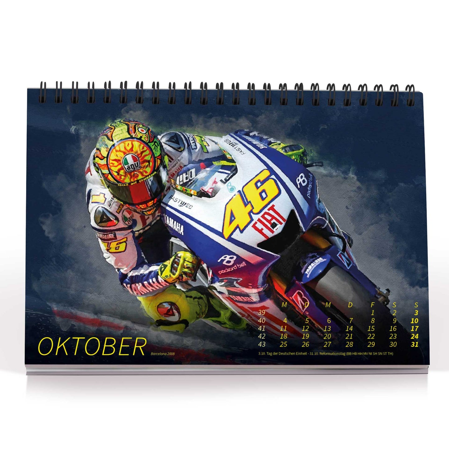 Tischkalender Valentino Rossi "back in the days" 2027
