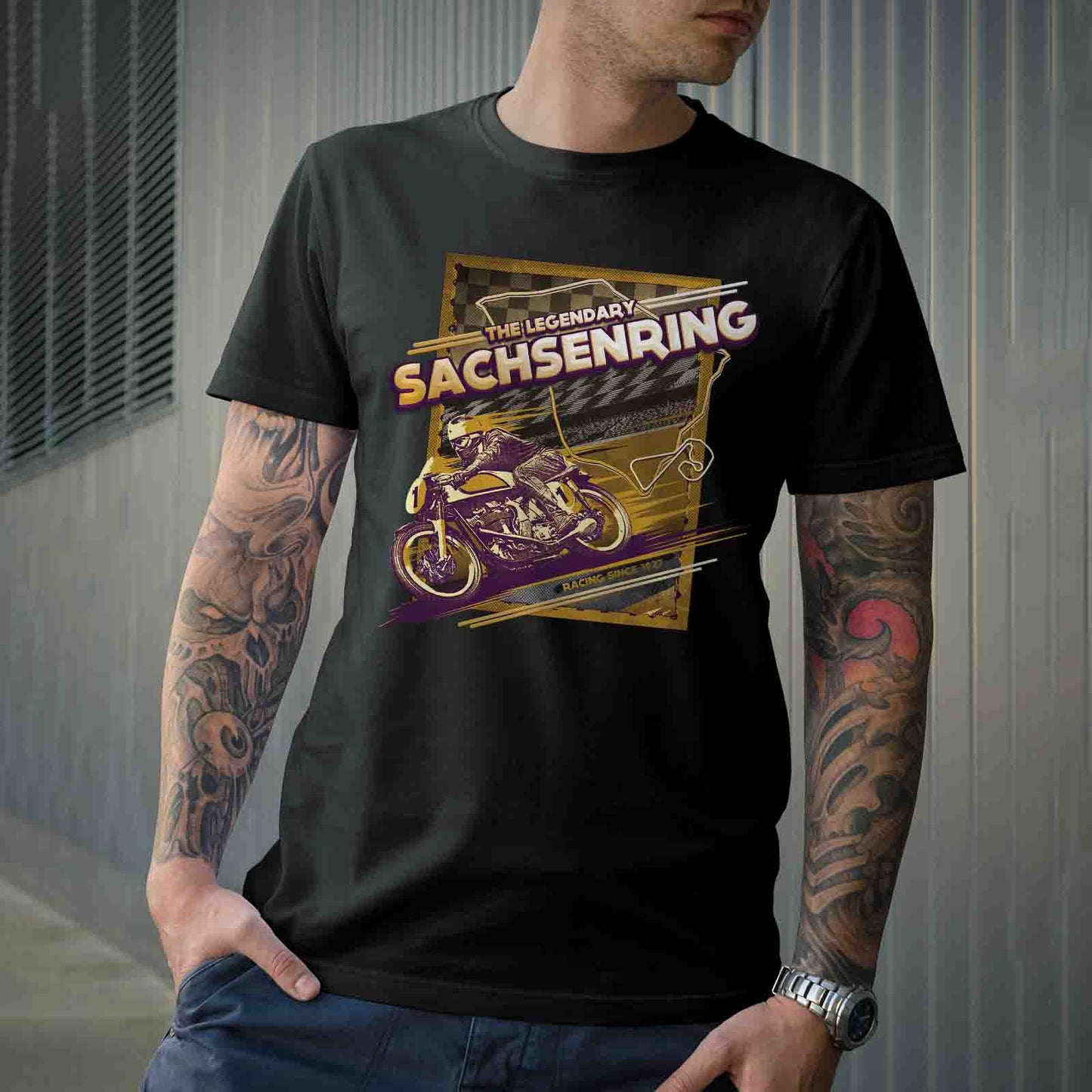 "the legendary SACHSENRING" - Shirt