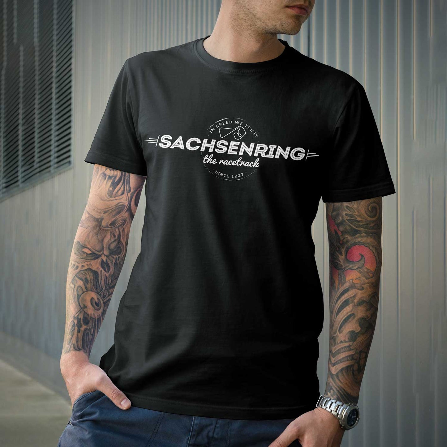 SACHSENRING - in Speed we trust - Premium Shirt