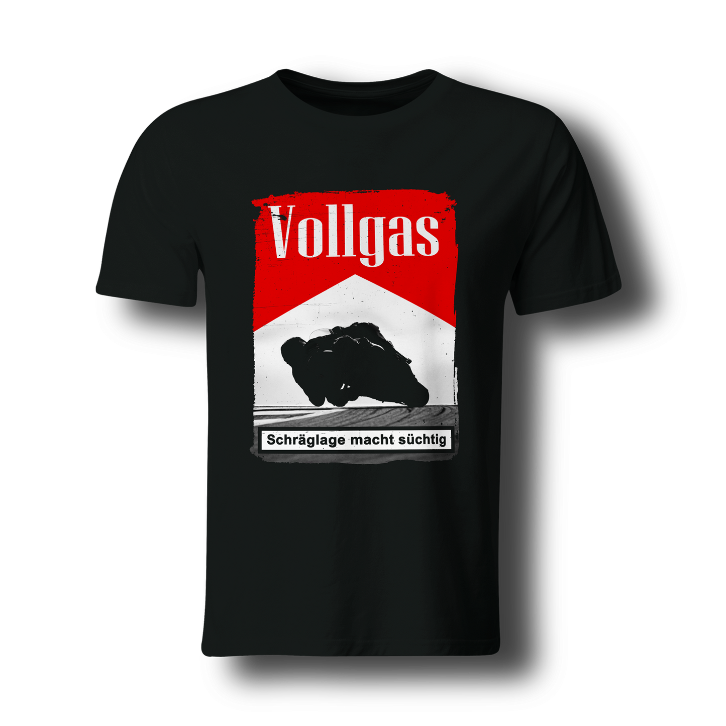 "VOLLGAS - Sucht" - Shirt - schwarz