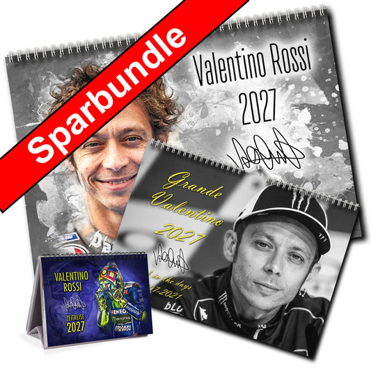 Valentino Rossi Wandkalender - Fan-Bundle