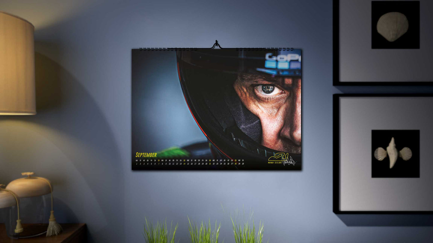 Valentino Rossi Kalender 2025 - Premium Wandkalender im Format DIN A2 - RIESIG