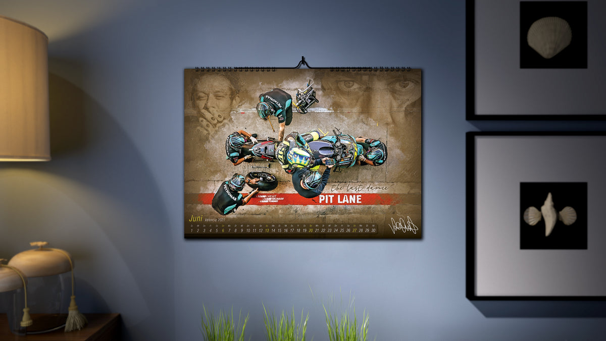 Valentino Rossi Kalender 2027 - Premium Wandkalender im Format DIN A2 - RIESIG