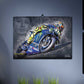 Valentino Rossi Kalender 2026 - Premium Wandkalender im Format DIN A2 - RIESIG