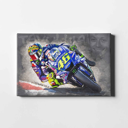 Leinwand Kunstdruck - Valentino Rossi - "Tavullia" - VR85