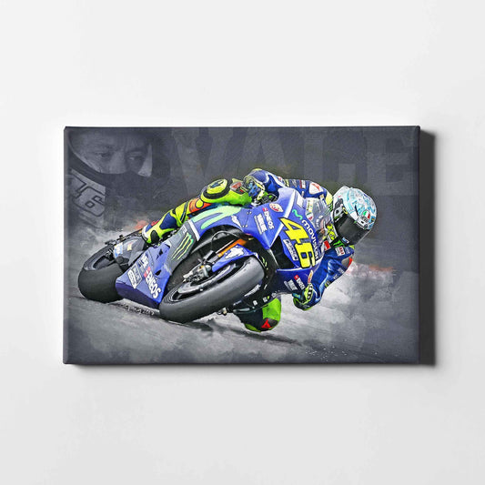 Leinwand Kunstdruck - Valentino Rossi - "VALE" - VR86