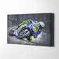 Leinwand Kunstdruck - Valentino Rossi - "VALE" - VR86