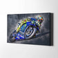 Leinwand Kunstdruck - Valentino Rossi - "Valentinik" - VR89