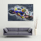 Leinwand Kunstdruck - Valentino Rossi - "Rossifumi" - VR91